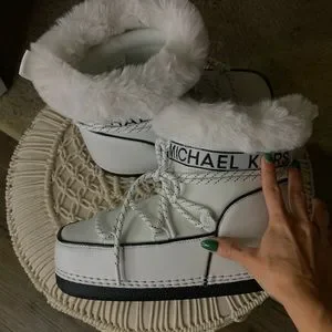 Shoes | Michael Kors Zelda Snow Boot White | Poshmark display picture 1